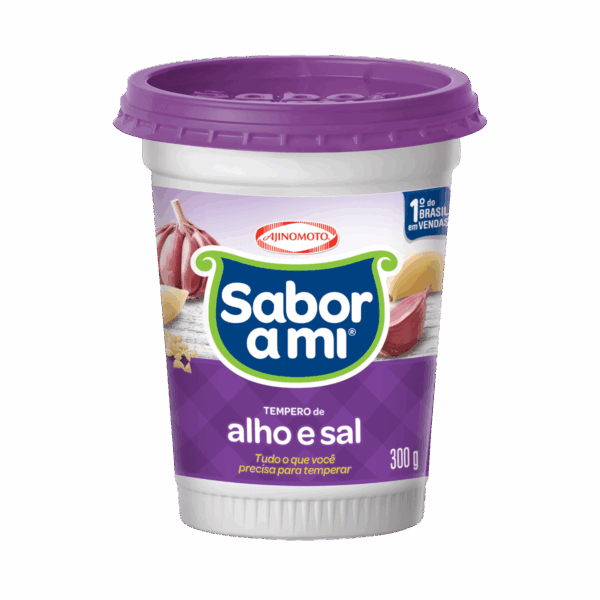 Tempero Sabor A Mi Alho e Sal 300g