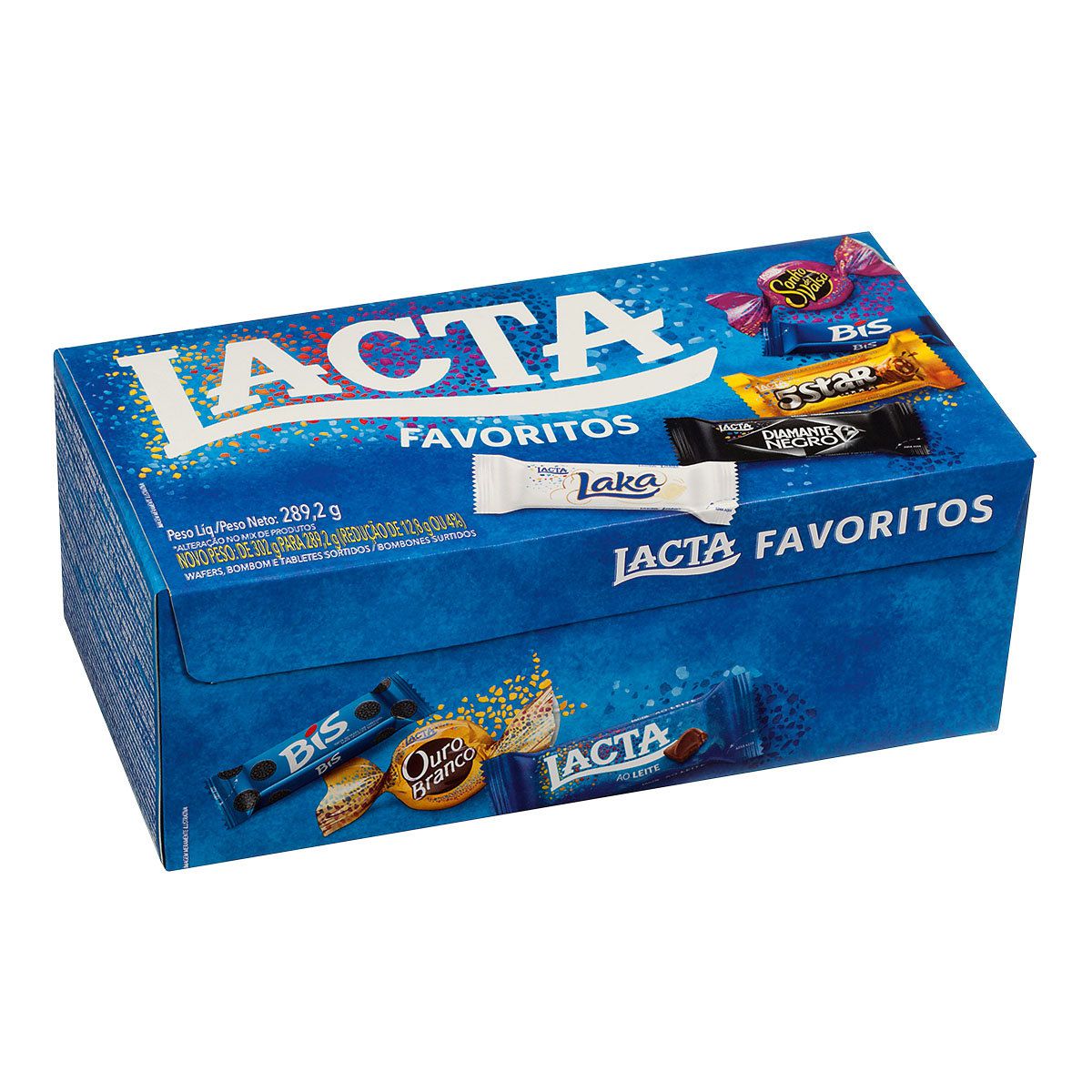 Caixa de Bombom Lacta 250g