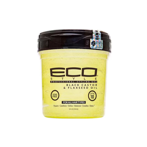 Eco Style Gel Black Castor & Flaxseed Oil