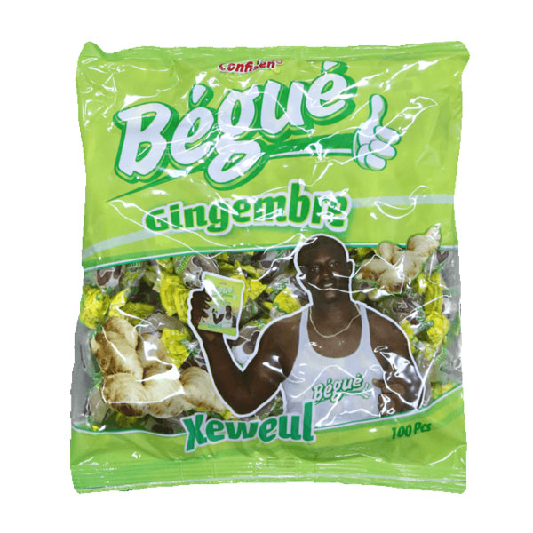 Rebuçado de Gengibre Bégué 100uni