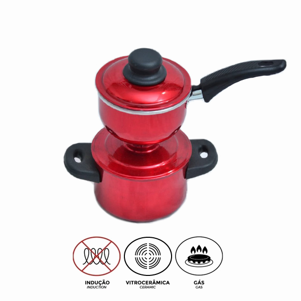 Cuscuzeira Expresso com Cabo Vermelha DuSertão