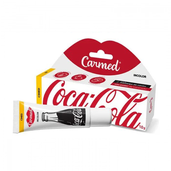 Carmed Coca-Cola Incolor Hidratante Labial 10g