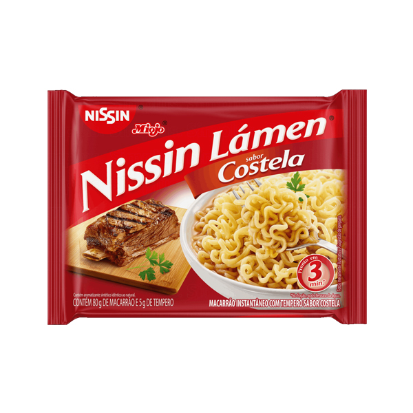 Nissin Miojo Sabor Costela 80g