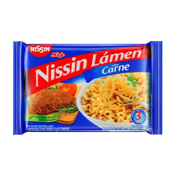 Nissin Miojo Carne 80g