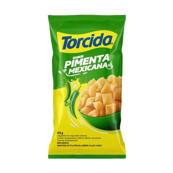 Salgadinho Torcida Sabor Pimenta Mexicana 60g