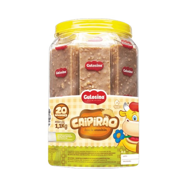 Doce de Amendoim Caipirão Gulosina 1,1Kg