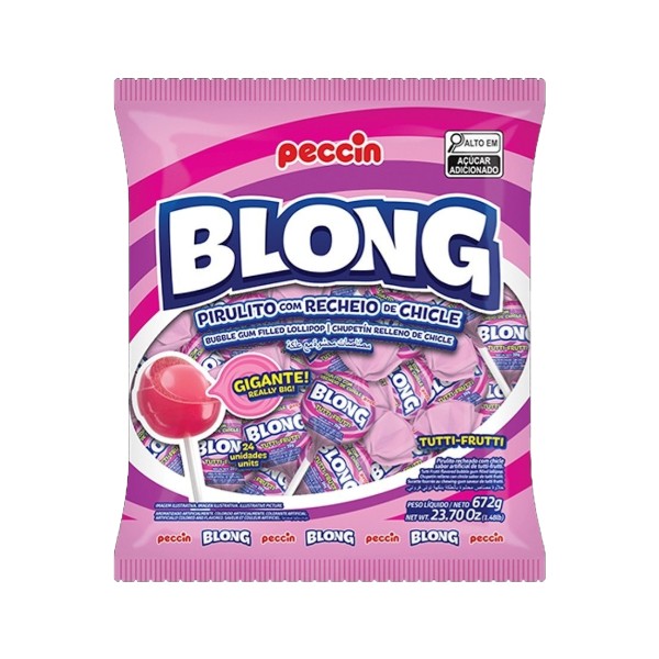 Pirulito Blong Tutti-Fruit 672g