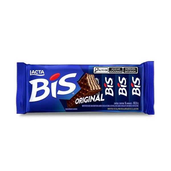 Bis Chocolate Lacta 100,8g